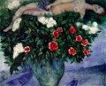 Die Frau und die Rosen Zeitgenosse Marc Chagall